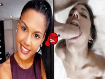 SCREWMETOO La estrella porno española Apolonia Lapiedra drena su semen