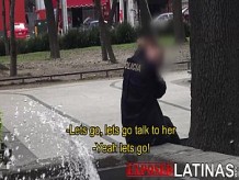 LATINAS EXPUESTAS Real Cop In Mexico City es recogida y follada frente a la cámara. SE??ORITA POLICIA PORNO ESPA??OL