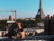 LeoLulu en París - ¡Sexo salvaje en público con la mejor vista posible! Pareja amateur LeoLulu