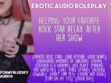 ASMR - Ayudando a tu estrella de rock favorita a relajarse después de su show