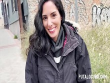 PutaLocura - Torbe pilla a morena española Linda del Sol y se la folla por el culo